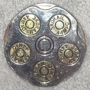 Silver and Gold Bullet Cylinder Accessory